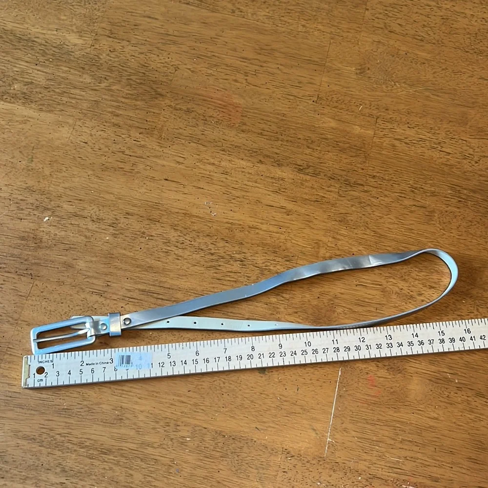 Girls Silver Belt